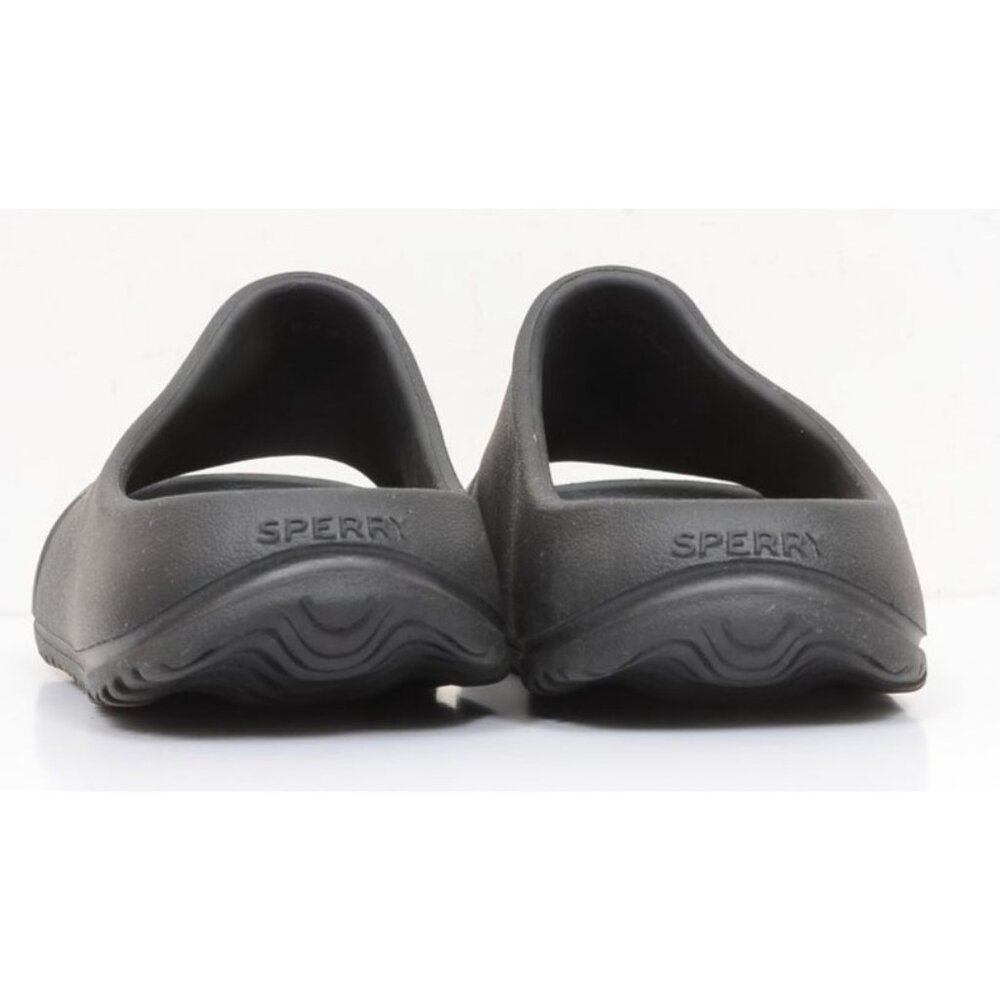 Sperry Men's 10 Black Float Slide Beach Water Outdoor Nautical Boat Shoe - Picture 3 of 8
